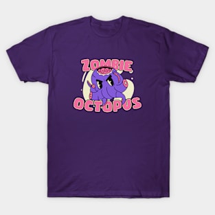 Cute Zombie Octopus // Funny Halloween Zombie Animals T-Shirt